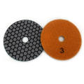 Dry Polishing Pad 4 Inch Sharp Type Diamond Polishing Pads For Granite Marble